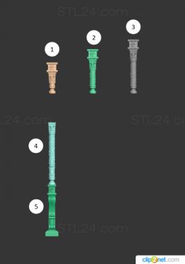 Iconostasis (Option 2 IKN 0058, IKN_0255) 3D models for cnc