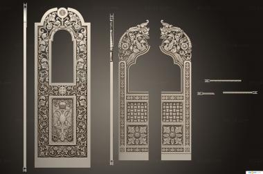 Iconostasis (Box IKN0002 Petrovka village, IKN_0257) 3D models for cnc