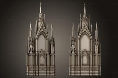 Iconostasis (Catholic iconostasis, IKN_0271) 3D models for cnc