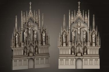 Iconostasis (Catholic iconostasis, IKN_0272) 3D models for cnc