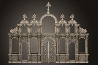 Iconostasis (Classic Iconostasis, IKN_0273) 3D models for cnc