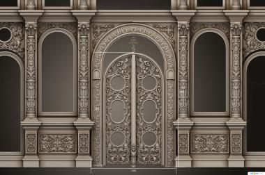 Iconostasis (Classic Iconostasis, IKN_0273) 3D models for cnc