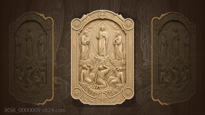 Transfiguration of the Lord - Tabor and Moses 3d STL model