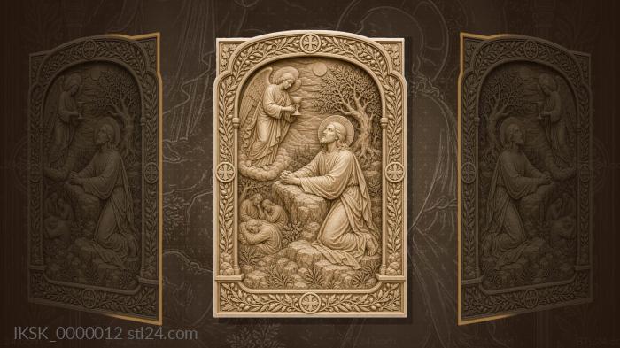 Prayer for the Chalice - Garden of Gethsemane 3d STL model