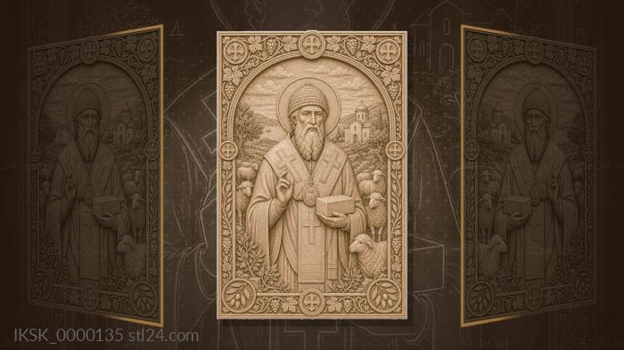 Spyridon of Trimifuntsky 3d STL model