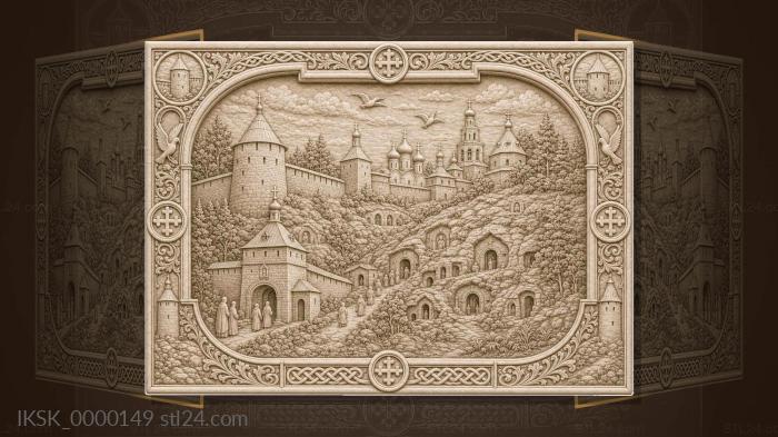 Panels of the Pskov-Pechersky Monastery 3d STL model