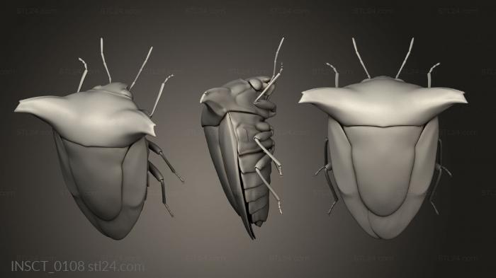 Insects (insects beetle, INSCT_0108) 3D models for cnc