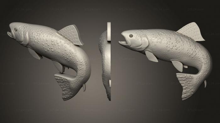 Animals (Fish, JV_0157) 3D models for cnc