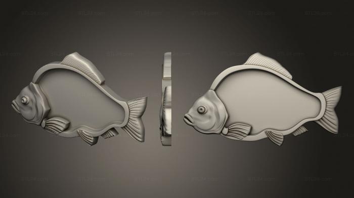 Animals (compartment plate in fish for, JV_0163) 3D models for cnc