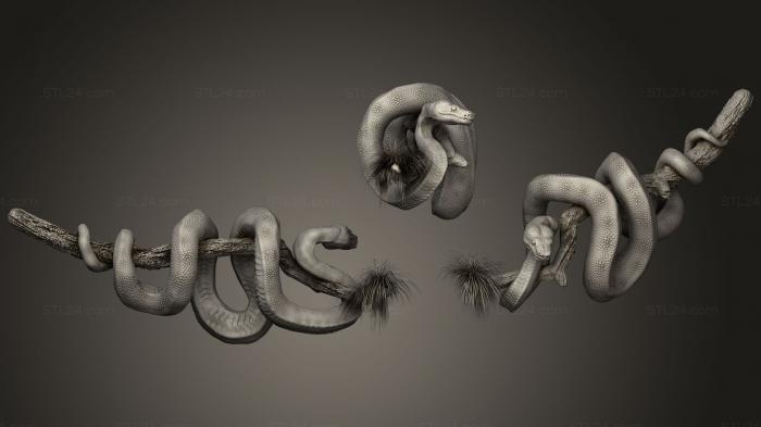 Скульптура Змеи Анаконды