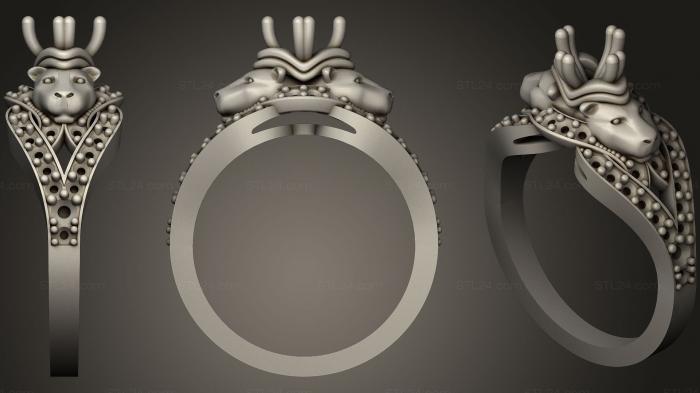 Ювелирные украшения (Обручальные кольца в стиле модерн, JVLR_0291) 3D модель для ЧПУ станка