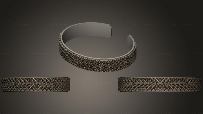 Ювелирные украшения (Браслет с бриллиантами 2, JVLR_0311) 3D модель для ЧПУ станка