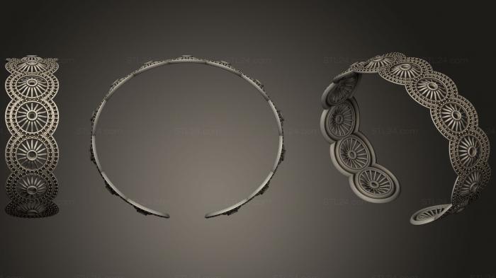 Jewelry (Bracelet With Diamonds30, JVLR_0314) 3D models for cnc