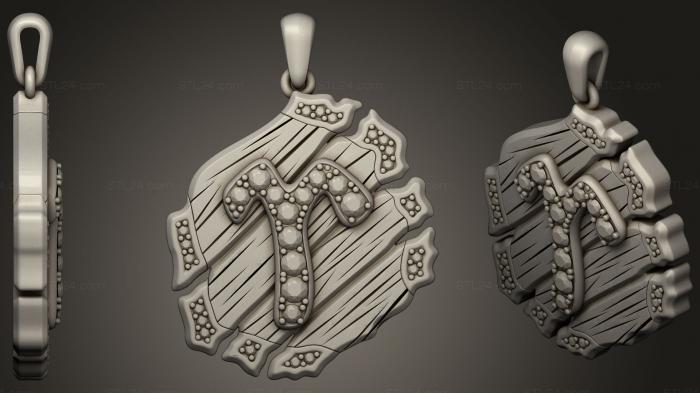 Jewelry Aries Zodiac Pendant