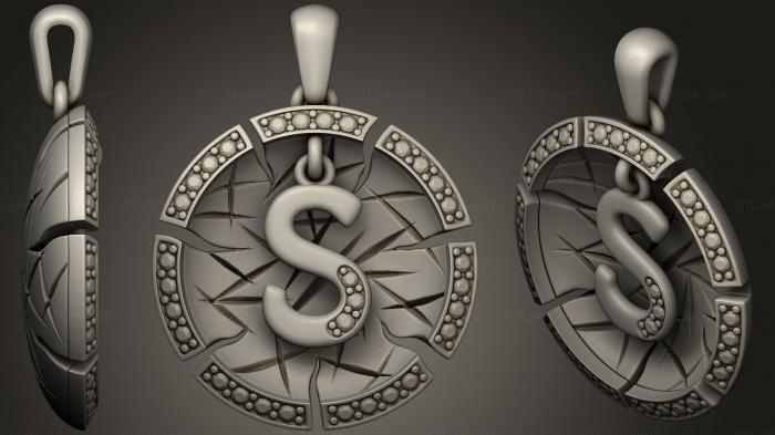 Jewelry Pendant With Letter S 2