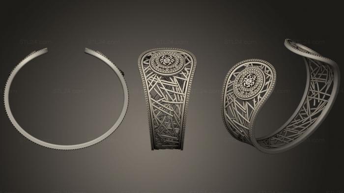 Jewelry (Jewelry Womens Cancer Zodiac Bracelet 2, JVLR_0789) 3D models for cnc