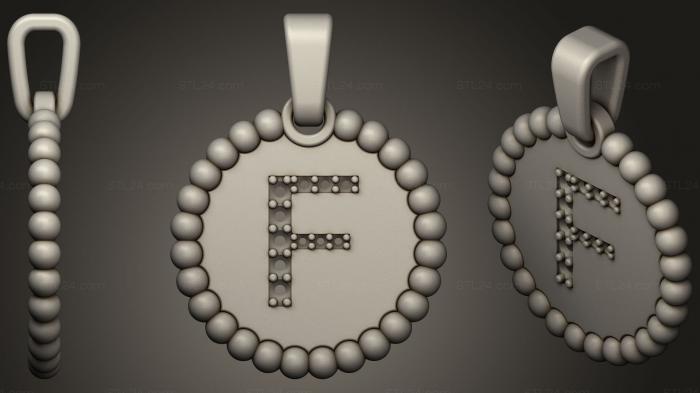 Pendant With Letter F73