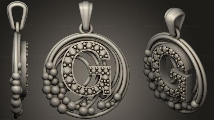 Pendant With Letter G