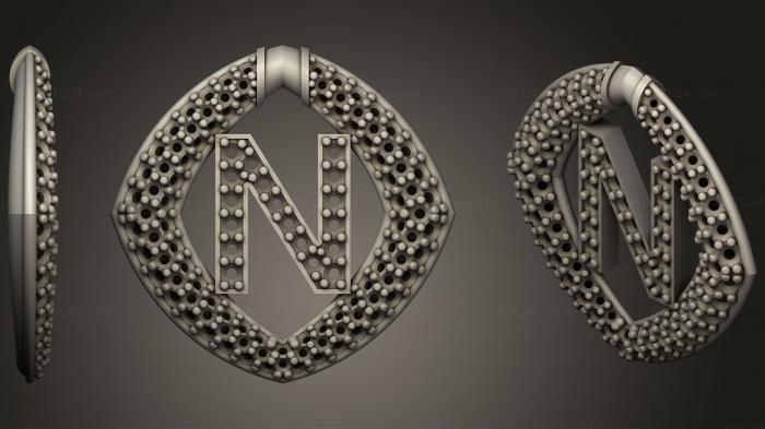 Pendant With Letter N26