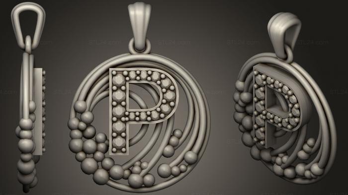 Pendant With Letter P