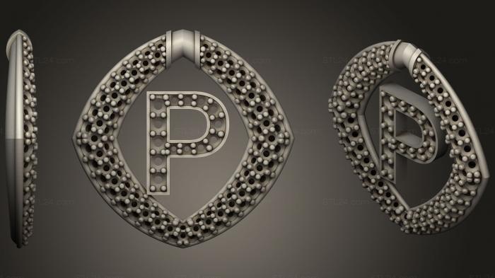 Pendant With Letter P30