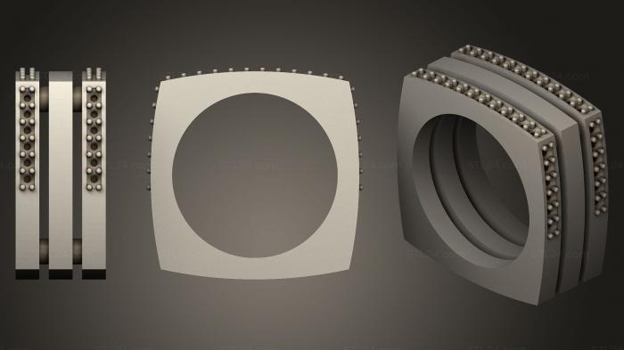 Ювелирные украшения (Кольцо с бриллиантами 28, JVLR_1139) 3D модель для ЧПУ станка