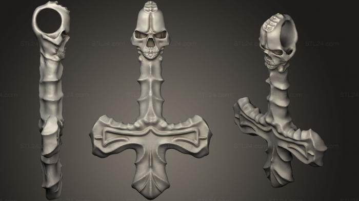 Jewelry (Skull Hummer Pendant, JVLR_1152) 3D models for cnc