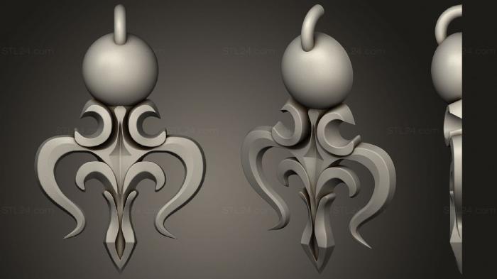 Jewelry (Void Idol Pendant Ascended, JVLR_1236) 3D models for cnc