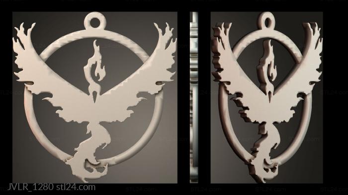 Ювелирные украшения (JVLR_1280) 3D модель для ЧПУ станка