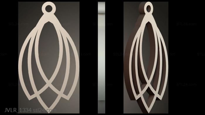 Ювелирные украшения (JVLR_1334) 3D модель для ЧПУ станка