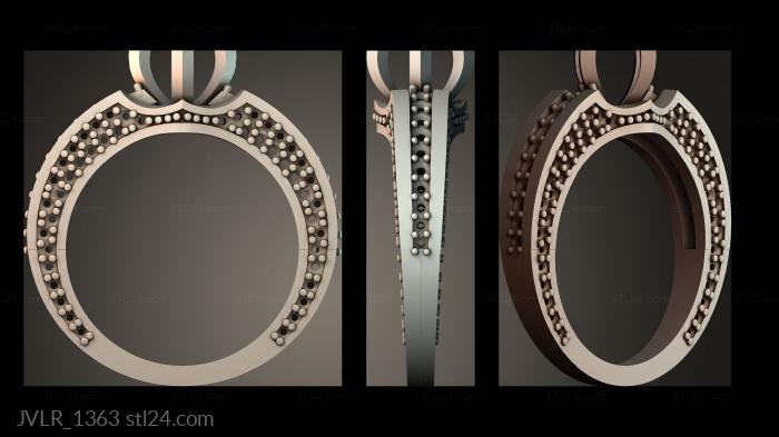 Ювелирные украшения (JVLR_1363) 3D модель для ЧПУ станка