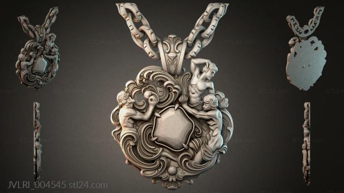 Various jewelry (JVLRI_004545) 3D models for cnc