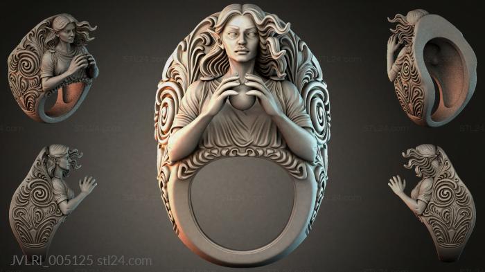 Various jewelry (JVLRI_005125) 3D models for cnc