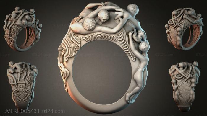Various jewelry (JVLRI_005431) 3D models for cnc
