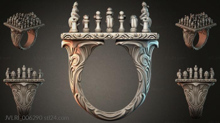 Various jewelry (JVLRI_006290) 3D models for cnc
