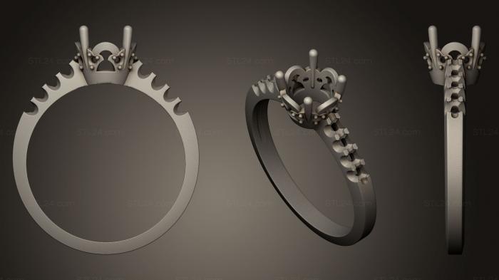 Ювелирные перстни и кольца (Обручальное кольцо 009, JVLRP_0076) 3D модель для ЧПУ станка