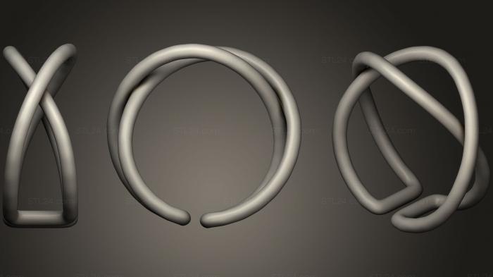 Adjustable Double Twist ring