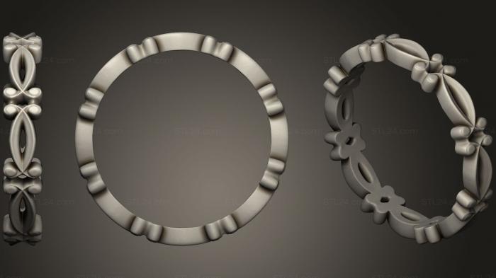 Ювелирные перстни и кольца (Обручальное кольцо в стиле барокко, JVLRP_0299) 3D модель для ЧПУ станка