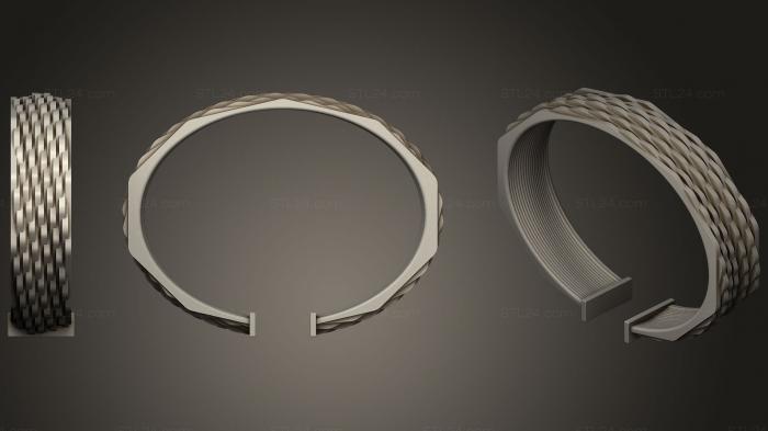 Jewelry rings (Decahedron Bracelet, JVLRP_0332) 3D models for cnc