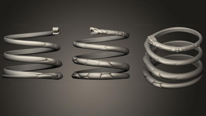 Ювелирные перстни и кольца (Не наступай На Мое кольцо, JVLRP_0339) 3D модель для ЧПУ станка