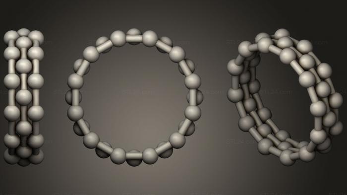 Ювелирные перстни и кольца (Кольцо Группы Вечности 5, JVLRP_0352) 3D модель для ЧПУ станка