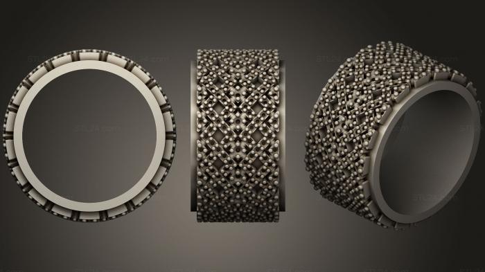 Ювелирные перстни и кольца (Женские обручальные кольца с бриллиантами 22, JVLRP_0423) 3D модель для ЧПУ станка
