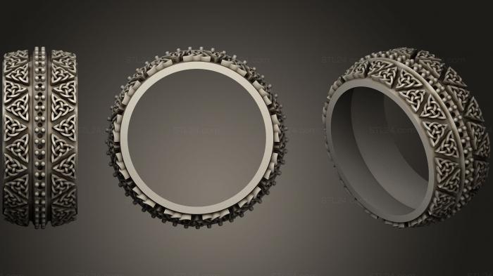 Ювелирные перстни и кольца (Женские обручальные кольца с бриллиантами61, JVLRP_0430) 3D модель для ЧПУ станка