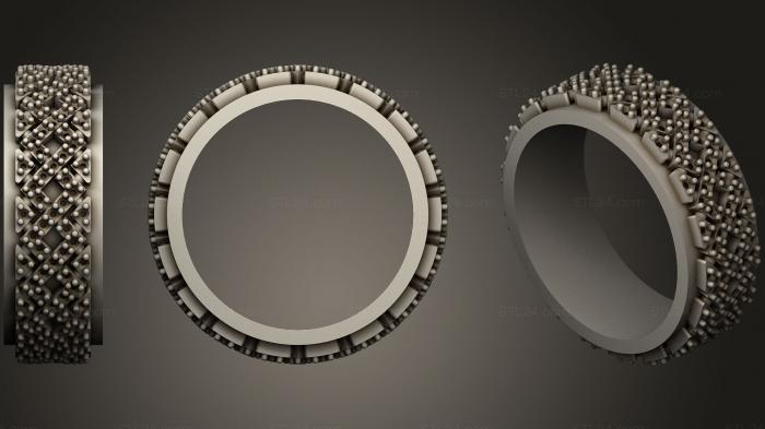 Ювелирные перстни и кольца (Женские обручальные кольца с бриллиантами161, JVLRP_0431) 3D модель для ЧПУ станка