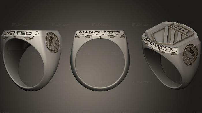 Винтажное кольцо Манчестер Юнайтед