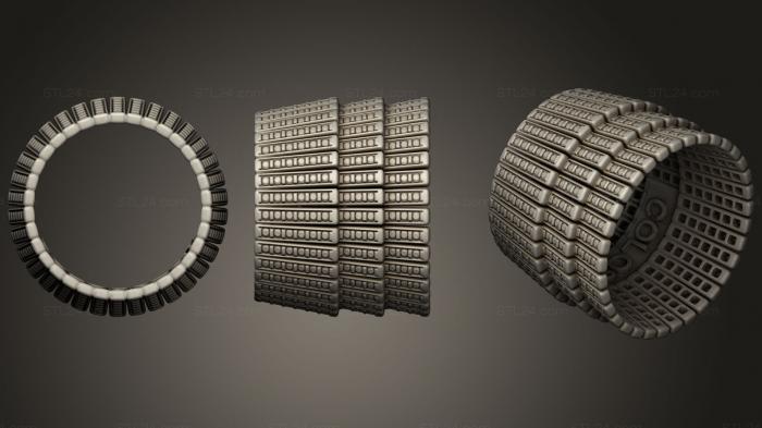 Ювелирные перстни и кольца (Уникальное кольцо КОЛИЗЕЙ, JVLRP_0860) 3D модель для ЧПУ станка