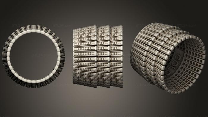 Ювелирные перстни и кольца (Уникальное кольцо КОЛИЗЕЙ 2, JVLRP_0861) 3D модель для ЧПУ станка