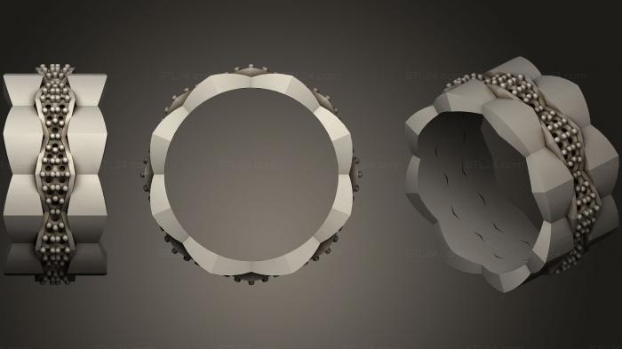 Ювелирные перстни и кольца (Уникальные Обручальные кольца CB, JVLRP_0862) 3D модель для ЧПУ станка