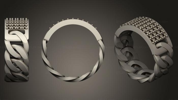Ювелирные перстни и кольца (Обручальное кольцо с бриллиантами62, JVLRP_0880) 3D модель для ЧПУ станка