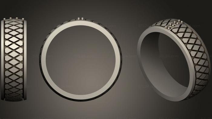 Обручальное кольцо с эмалью